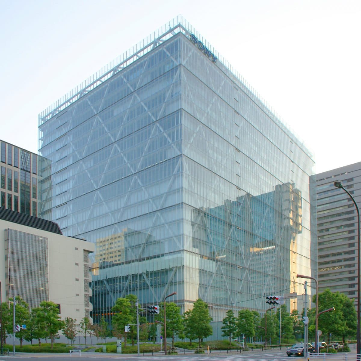 Sony's Headquarters Complex at Sony City in Minato, Tokyo